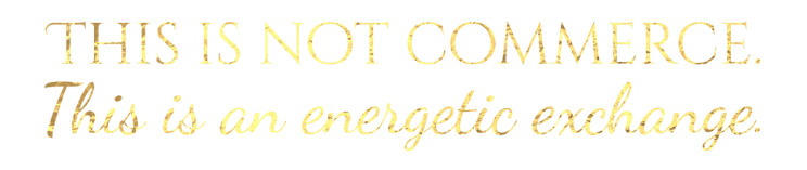 This is not Commerce. This is an energetic exchange (mobile)